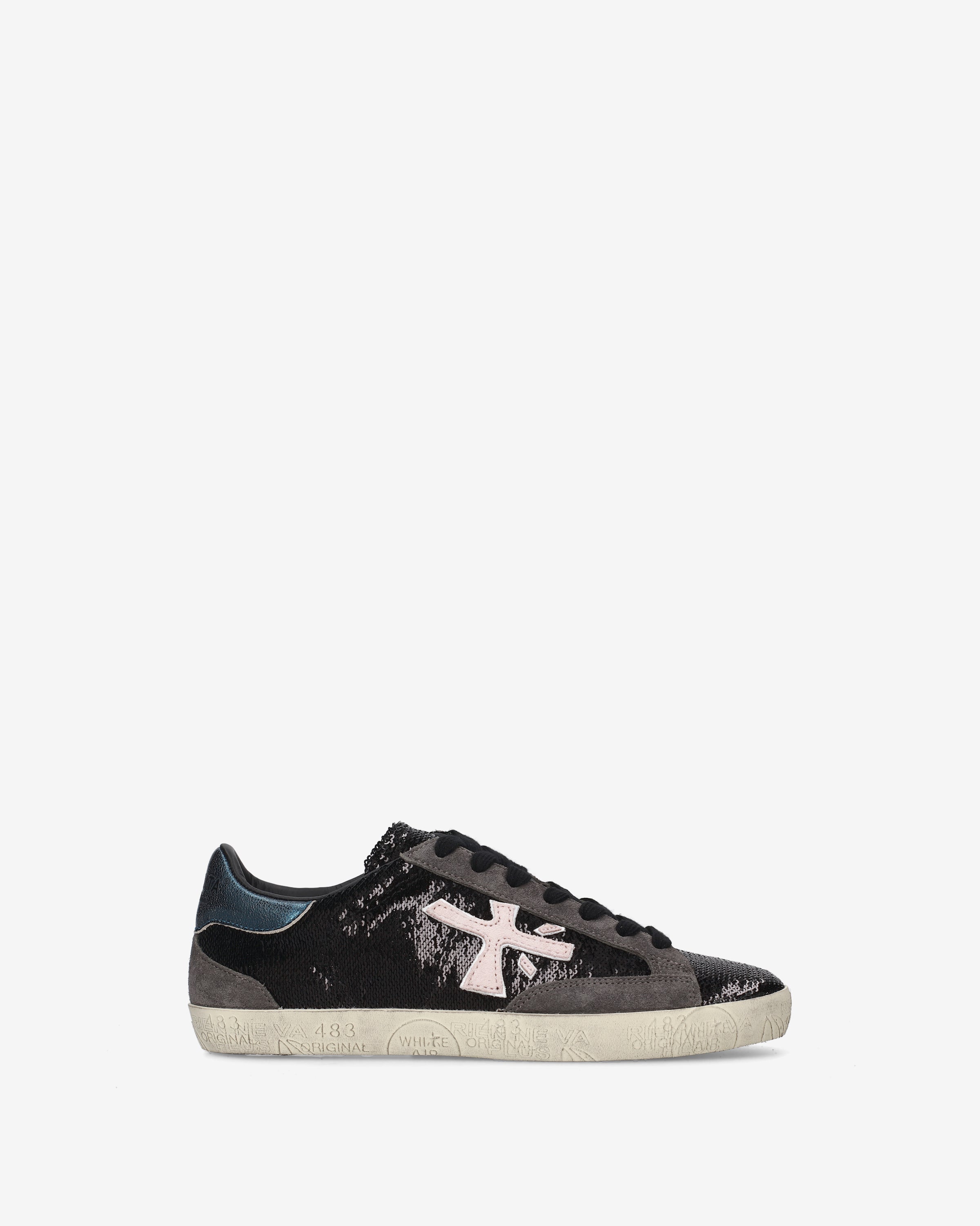 Premiata Stevend 8496 sneakers femme noir sequins