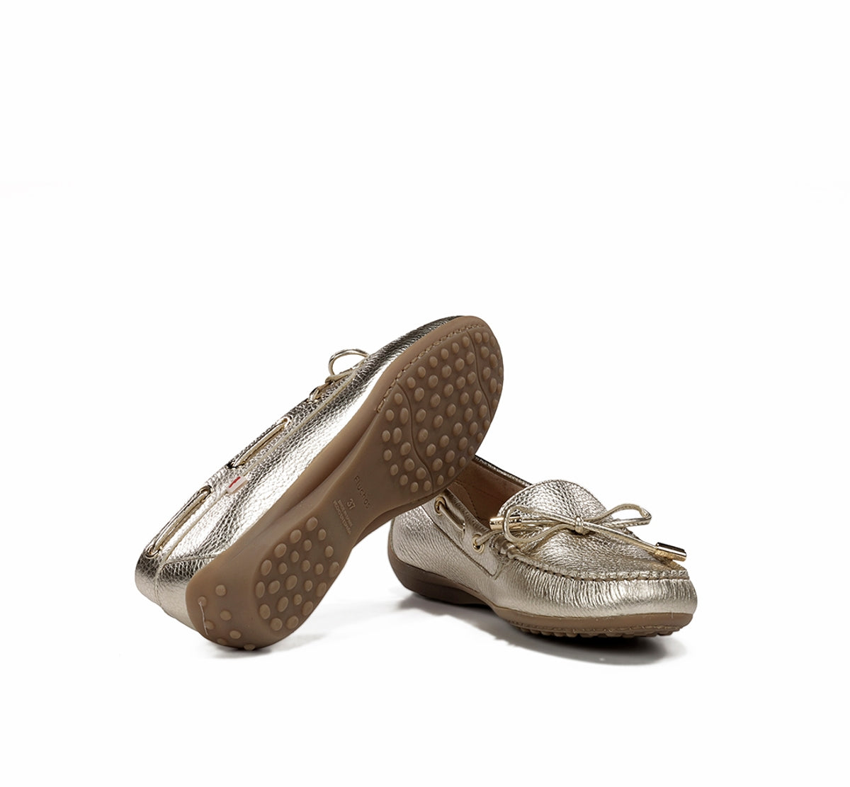 Fluchos Bruni F2158 mocassin femme doré cuir
