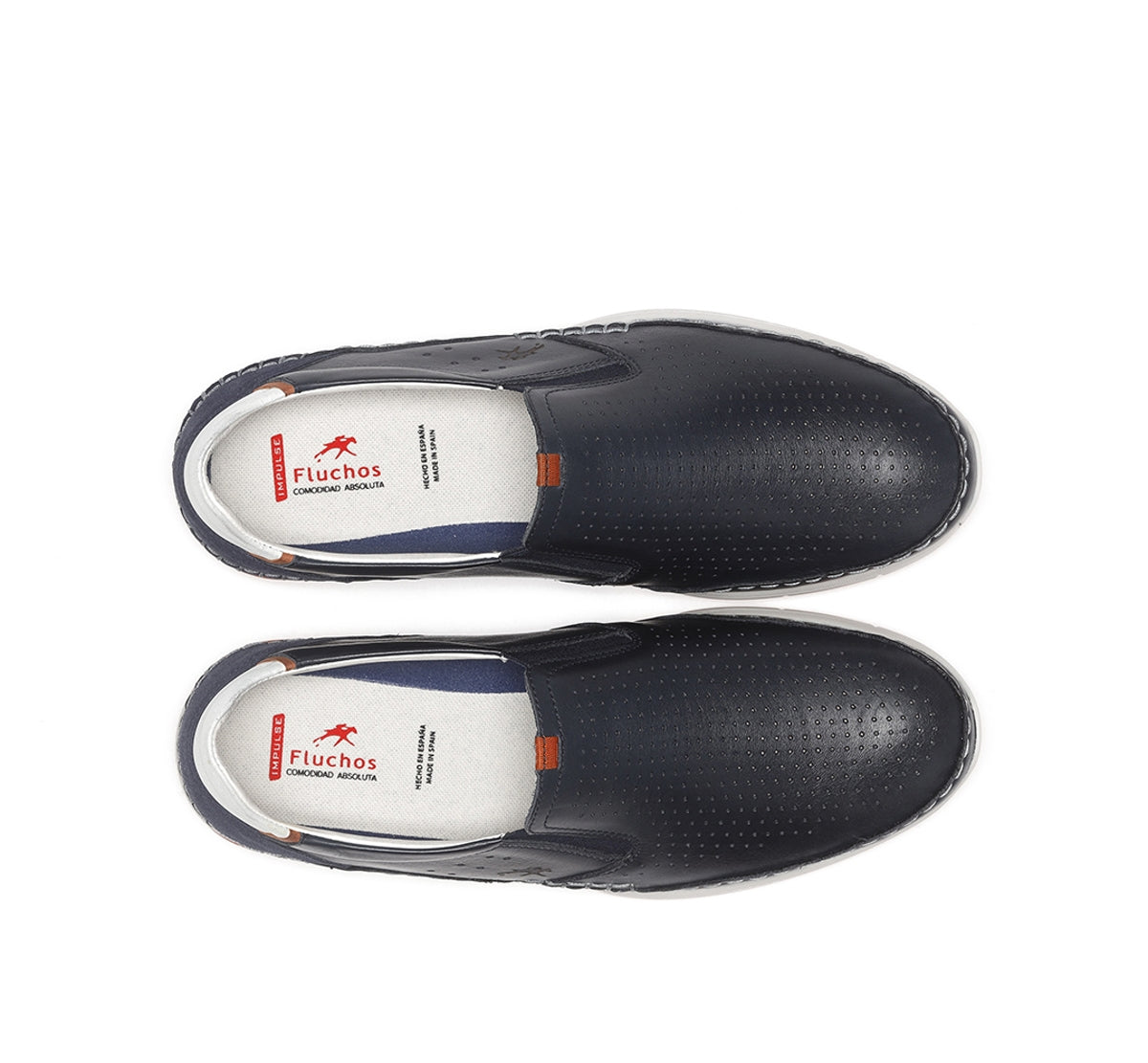 Fluchos Yannic F1445 slip-on bleu homme confort