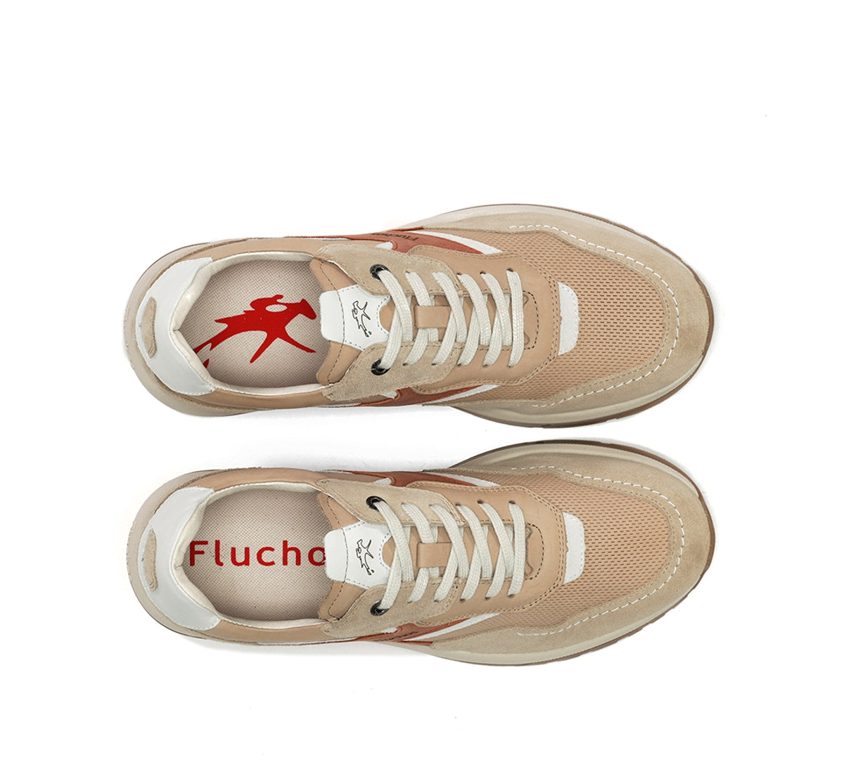 Fluchos Karter F2404 baskets homme beige souple