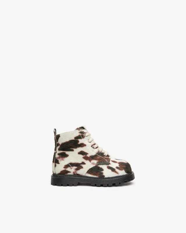 Nero Giardini Combat Boots bottines fille imprimé animal