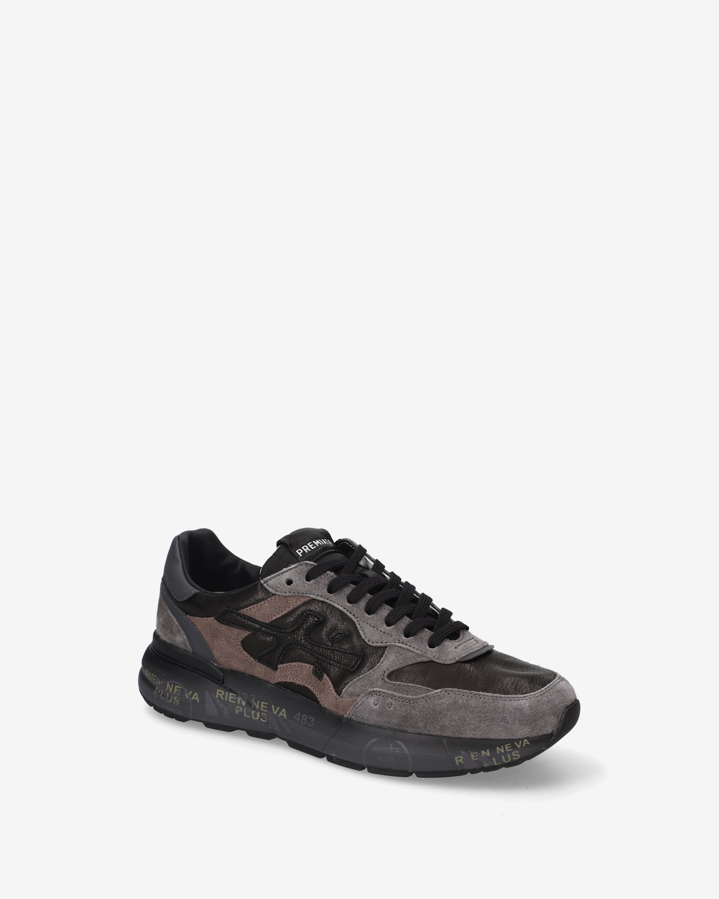 Premiata Mick 0.1 8452 baskets gris noir