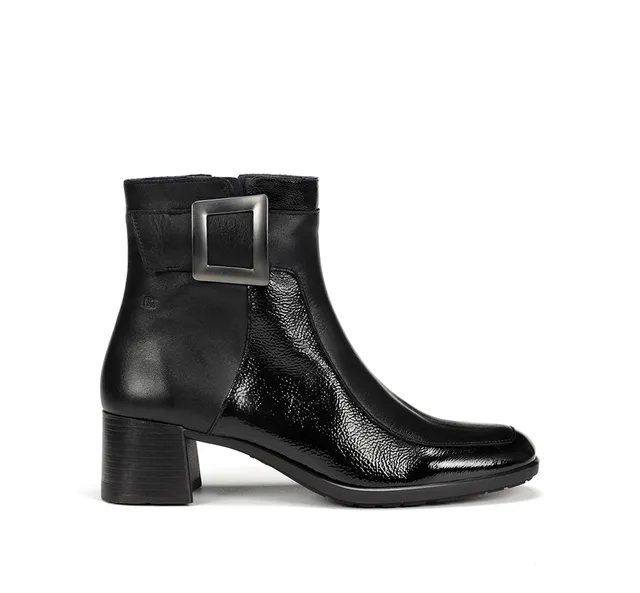 Dorking Ikia D9199 bottine femme noir boucle