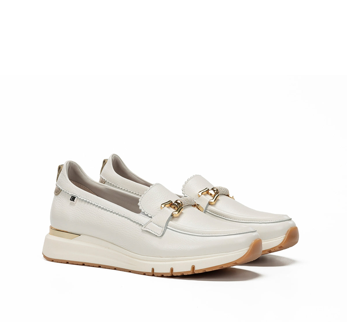 Dorking Serena D9655 mocassin femme blanc