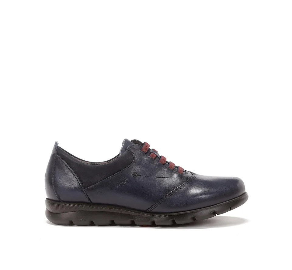 Fluchos Susan F0354 derby bleu femme confort Dynergy