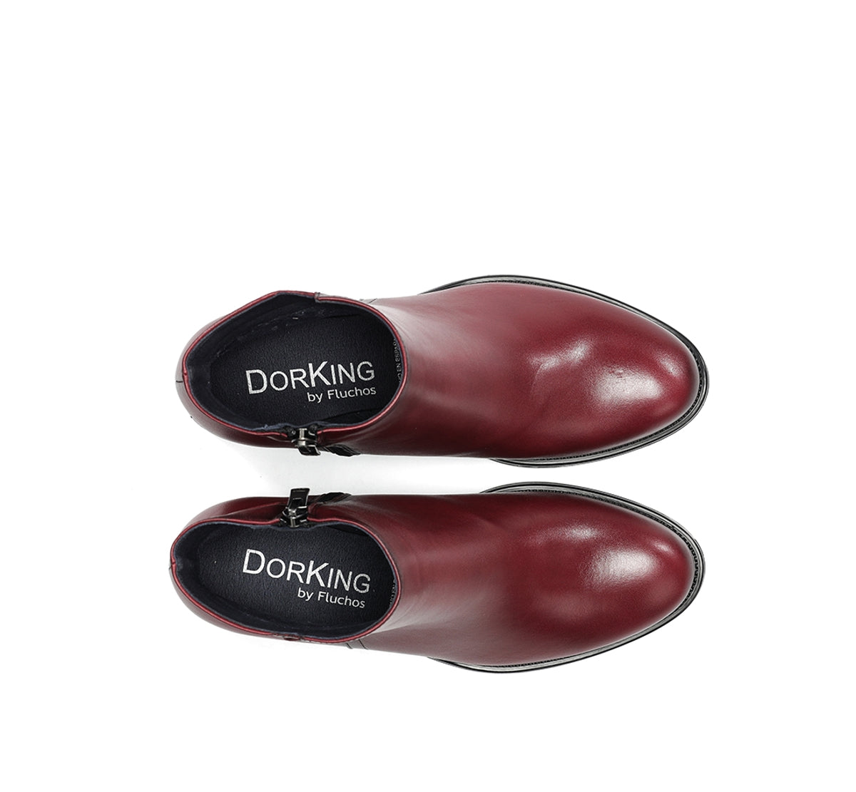 Fluchos Dorking Chiara D8966 bottine femme rouge cuir