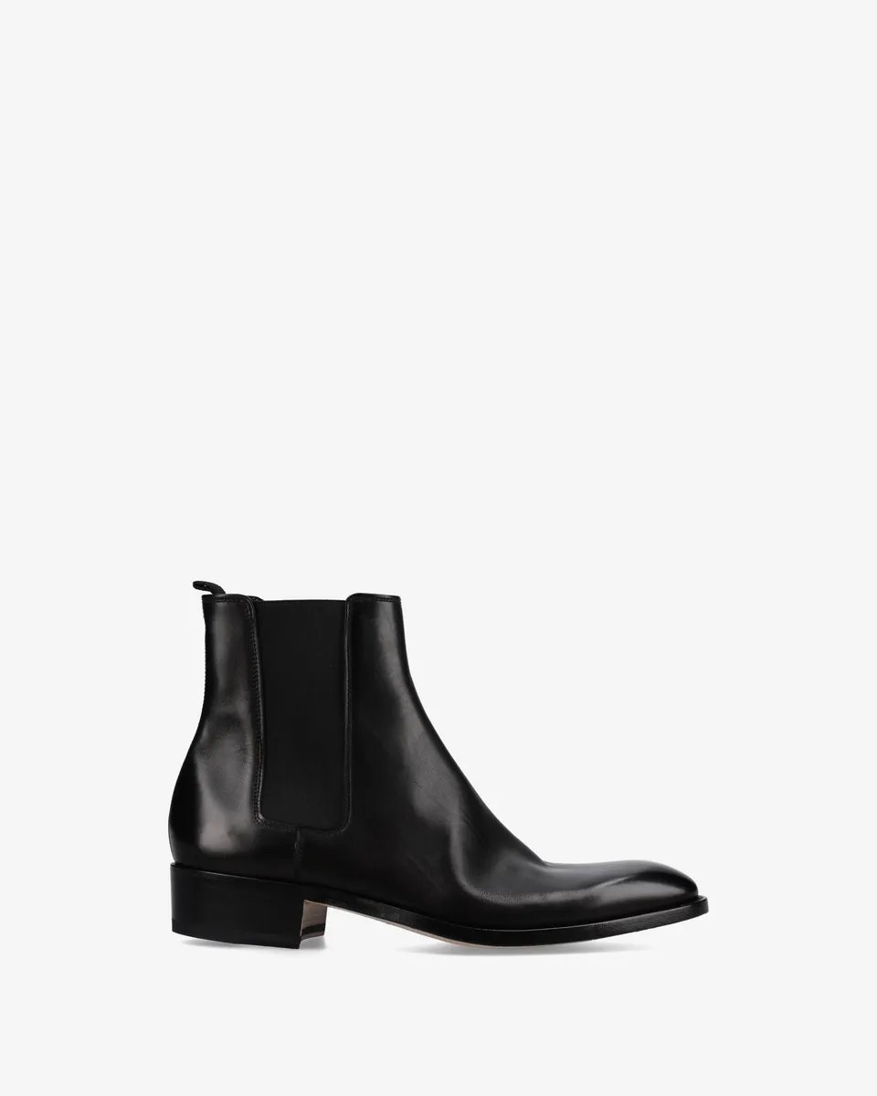 Premiata Boots cuir noir bottines veau Blake
