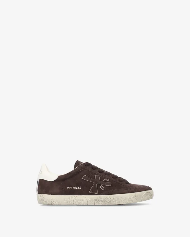 Premiata Stevend 7897 sneakers femme marron cuir suède