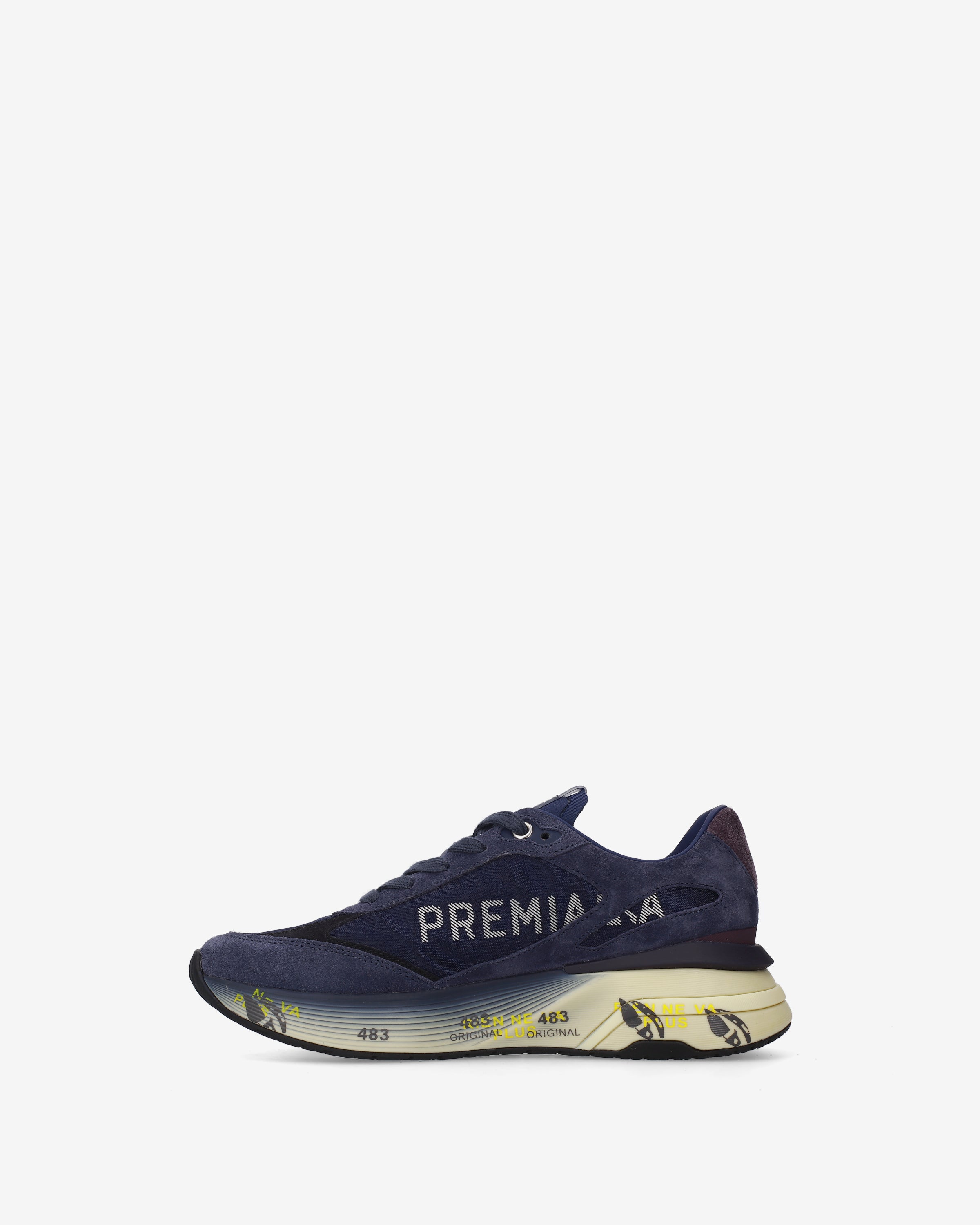 Premiata Moerund 8566 sneakers femme bleues confort
