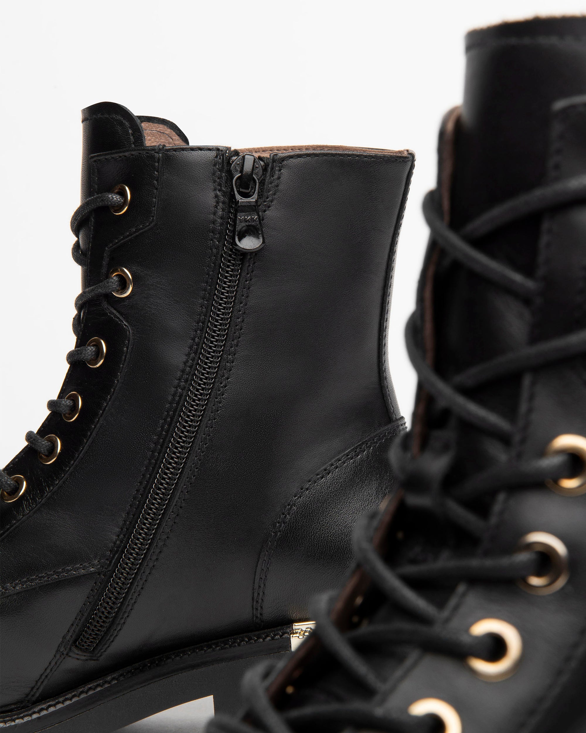 Nero Giardini Combat Boots rangers femme cuir zip 35-41