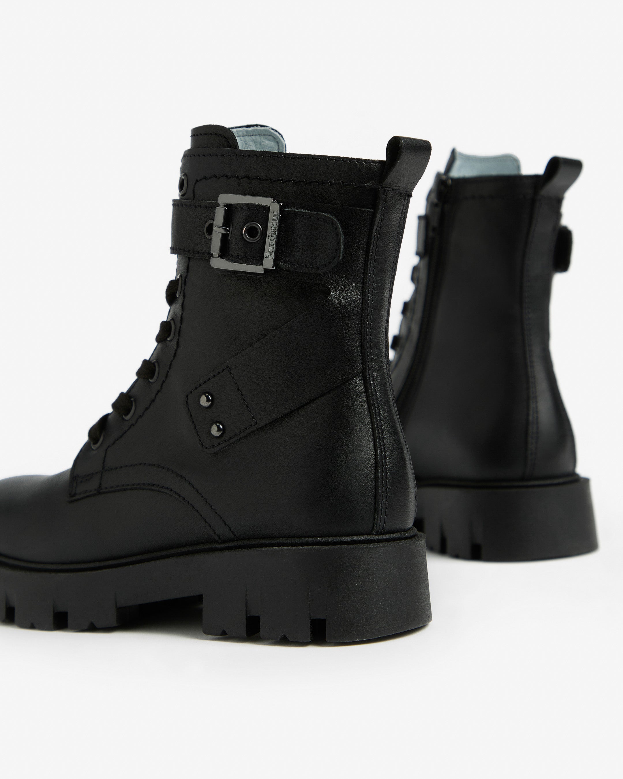 Nero Giardini Combat Boots bottines fille cuir 36