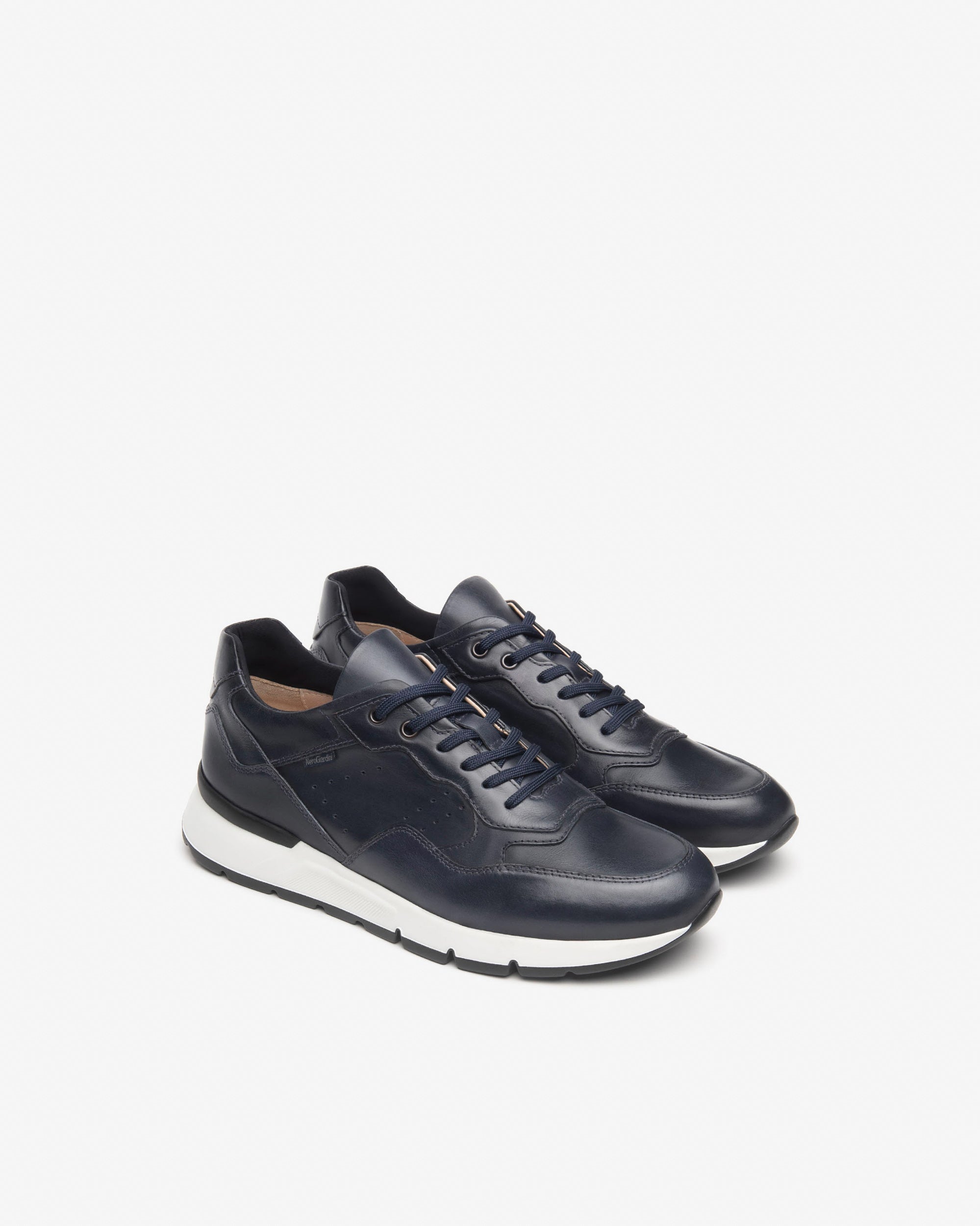 Nero Giardini Sneakers Baskets Cuir Homme Confort