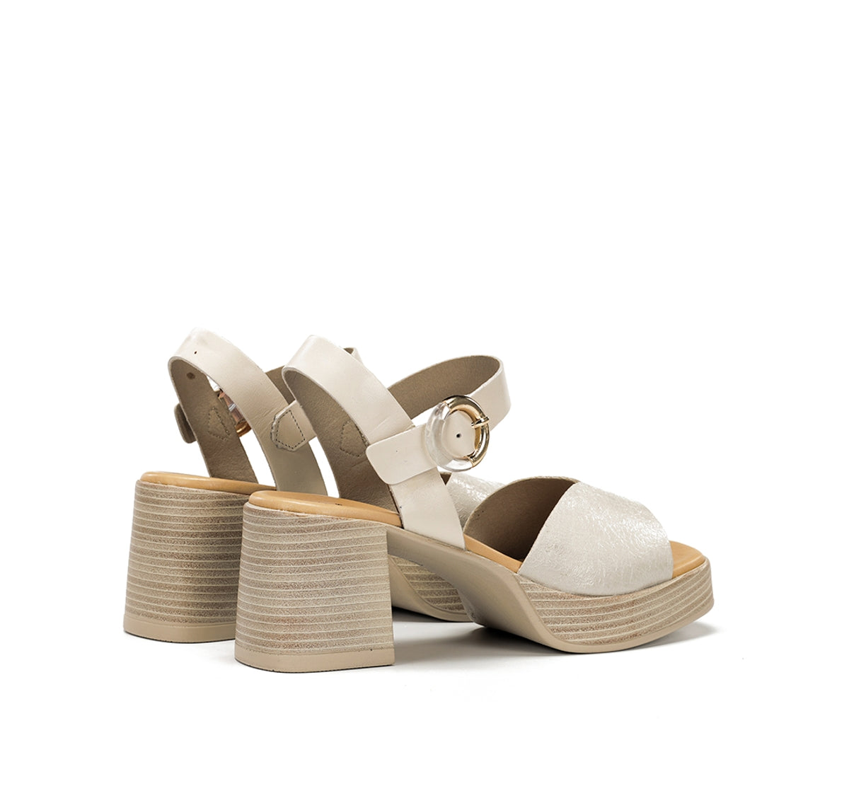 Dorking Diamond D9287 sandales blanc talon épais
