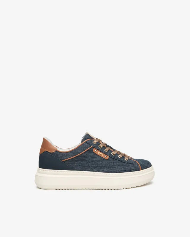 Nero Giardini Sneakers Baskets Cuir Femme Confort