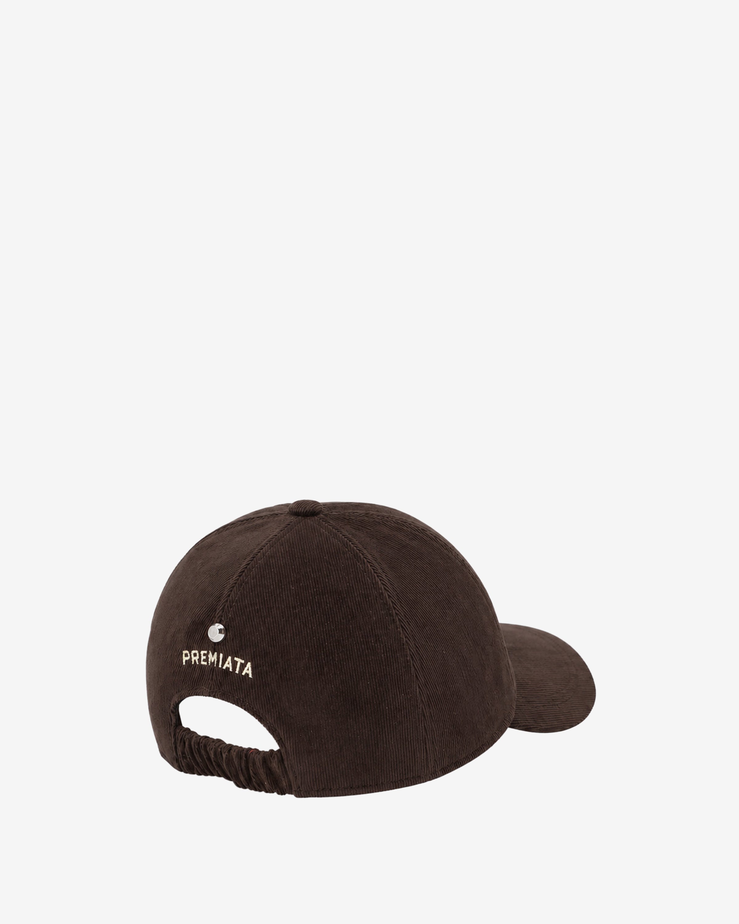 Premiata casquette baseball velours ébène mixte