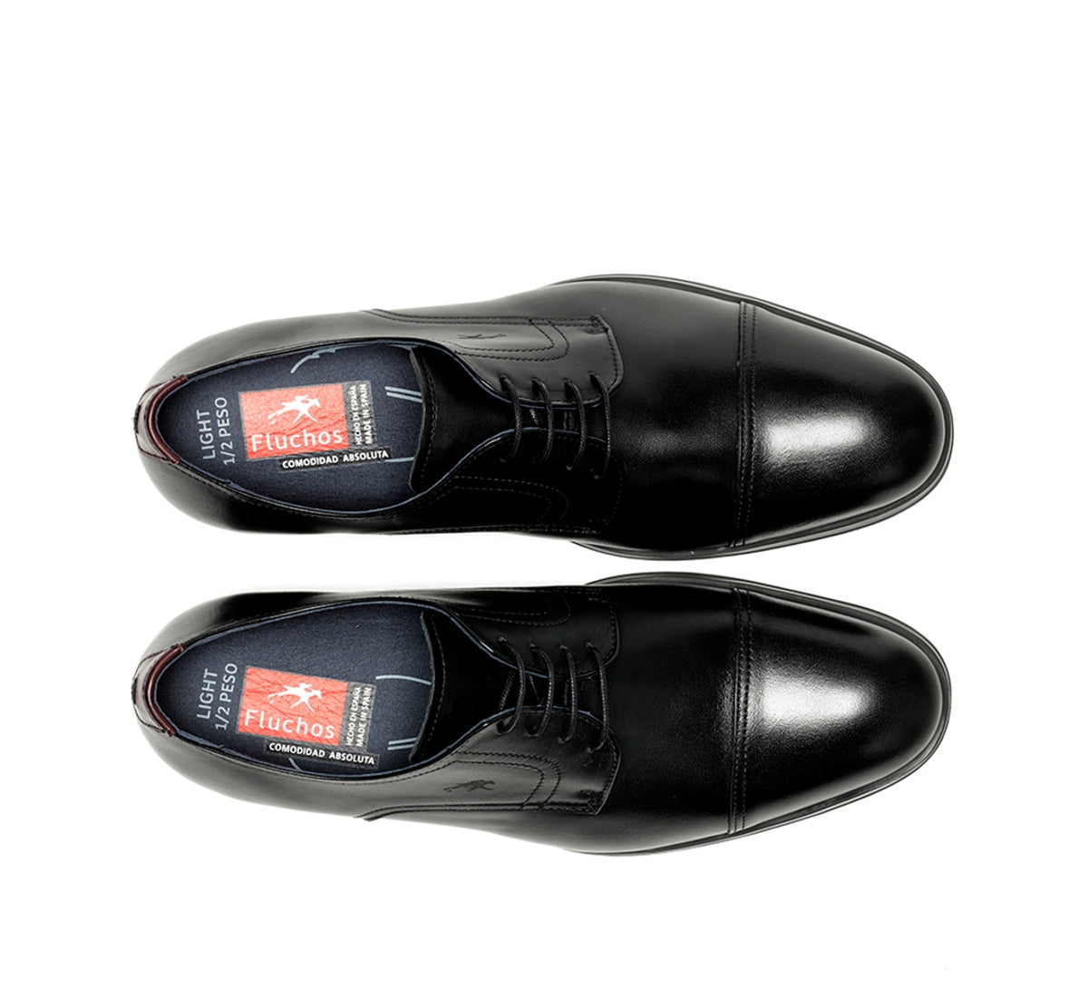 Fluchos Zapatos ASGARD F1885 derbies homme noir cuir