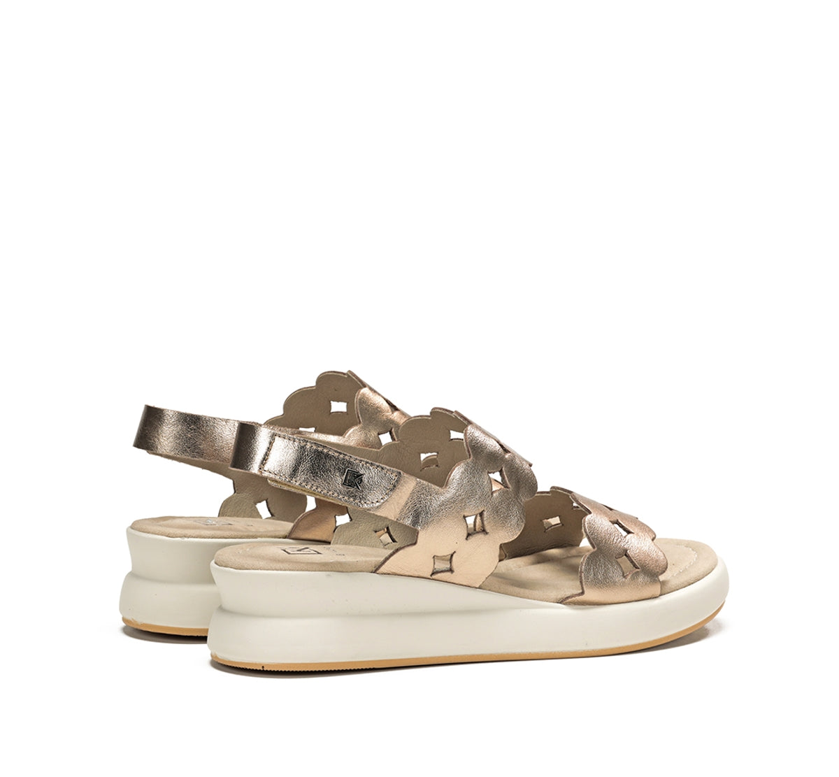 Dorking Slam D9291 sandales femme doré tressé