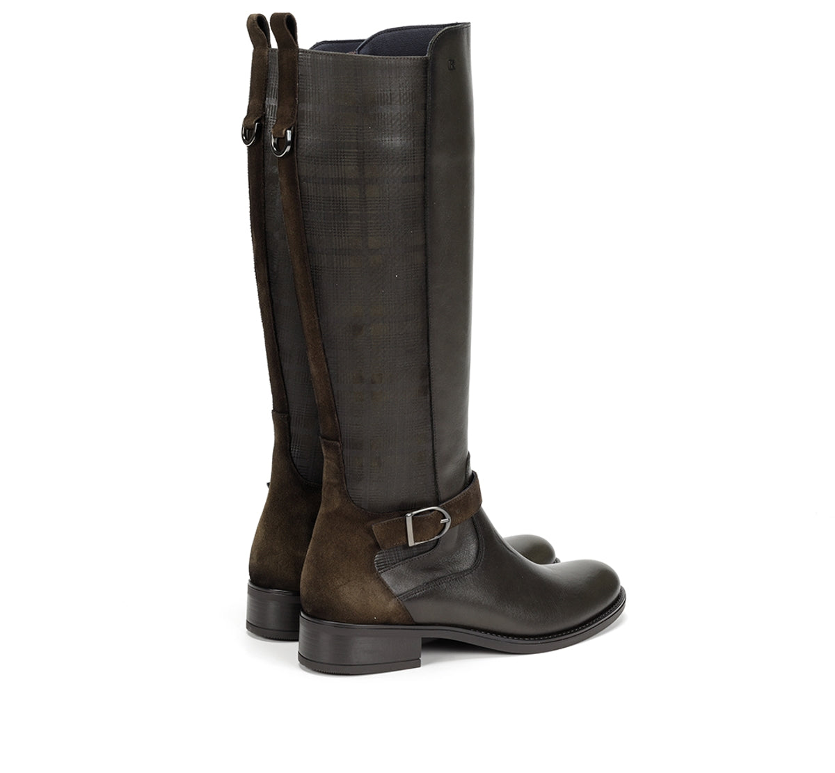 Dorking by Fluchos Chad D9119 botte verte femme talon bas
