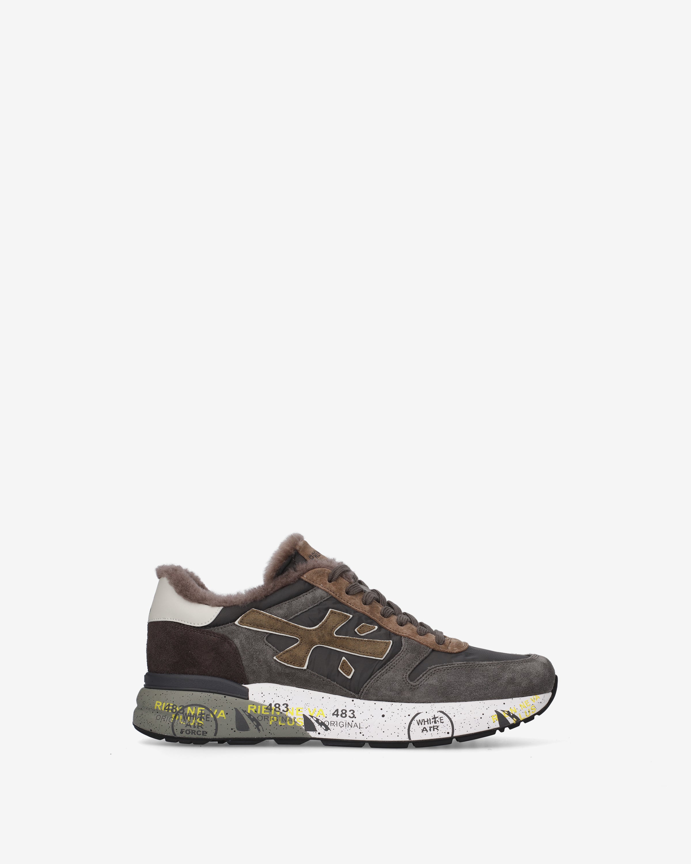 Premiata Mick 8432M Basket Daim Marron Homme