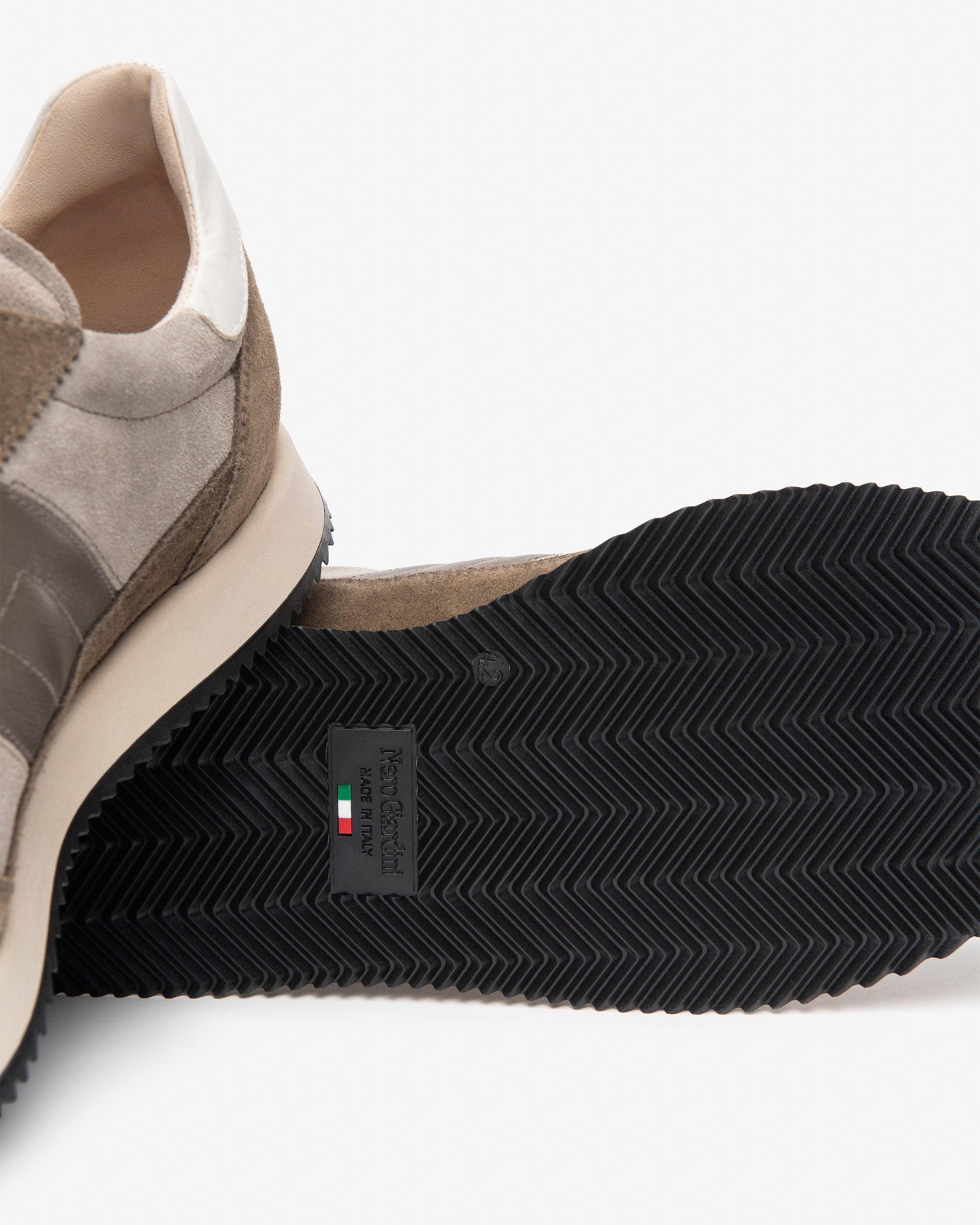 Nero Giardini Sneakers Baskets Cuir Homme Daim