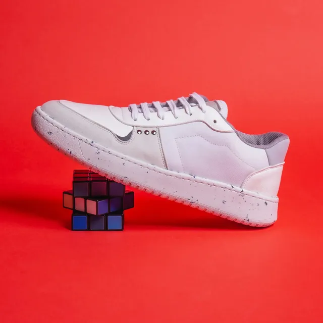Me.Land Evan baskets vegan blanc nylon recyclé