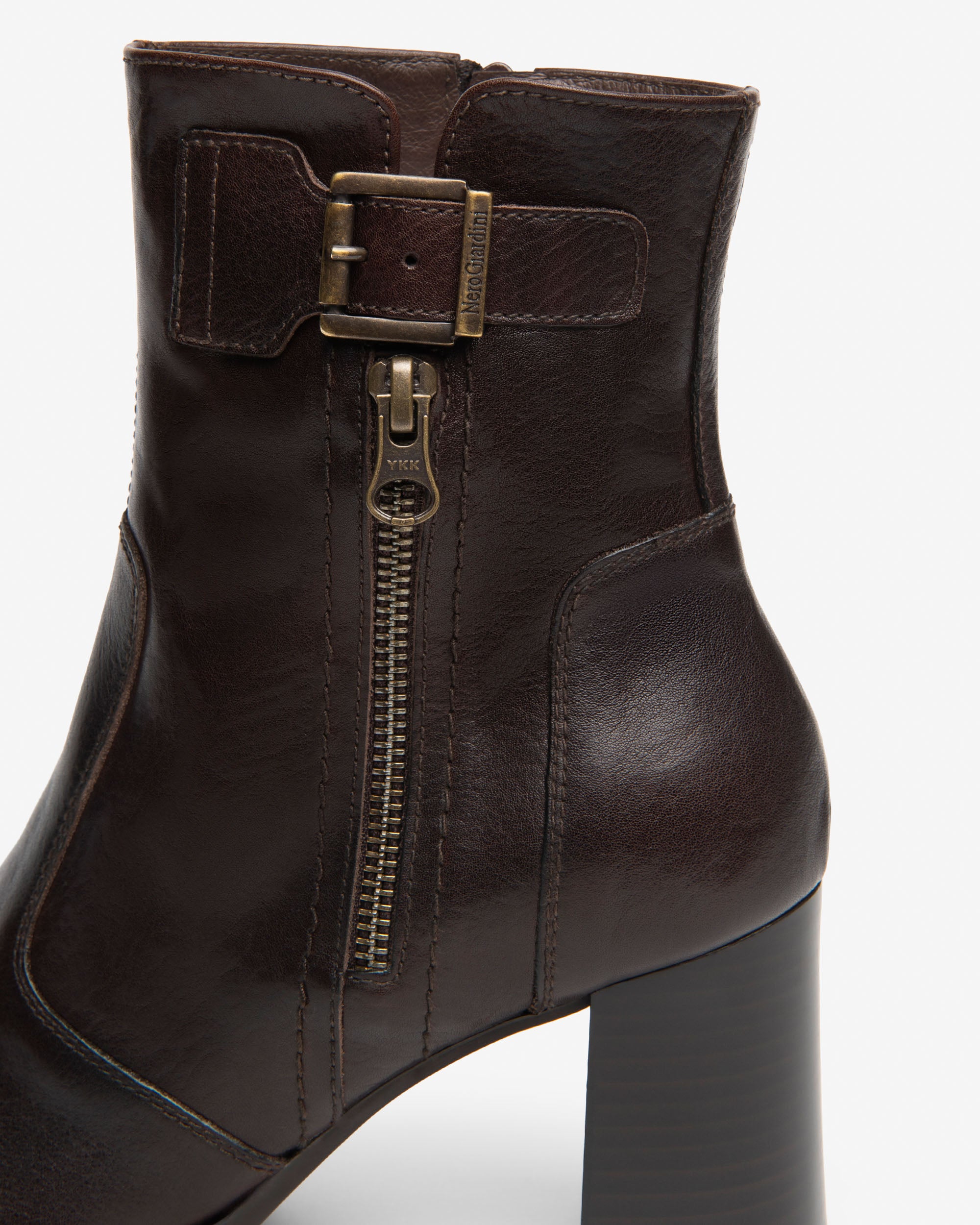 Nero Giardini Ankle Booties Bottines Cuir Femme Talon 75 mm