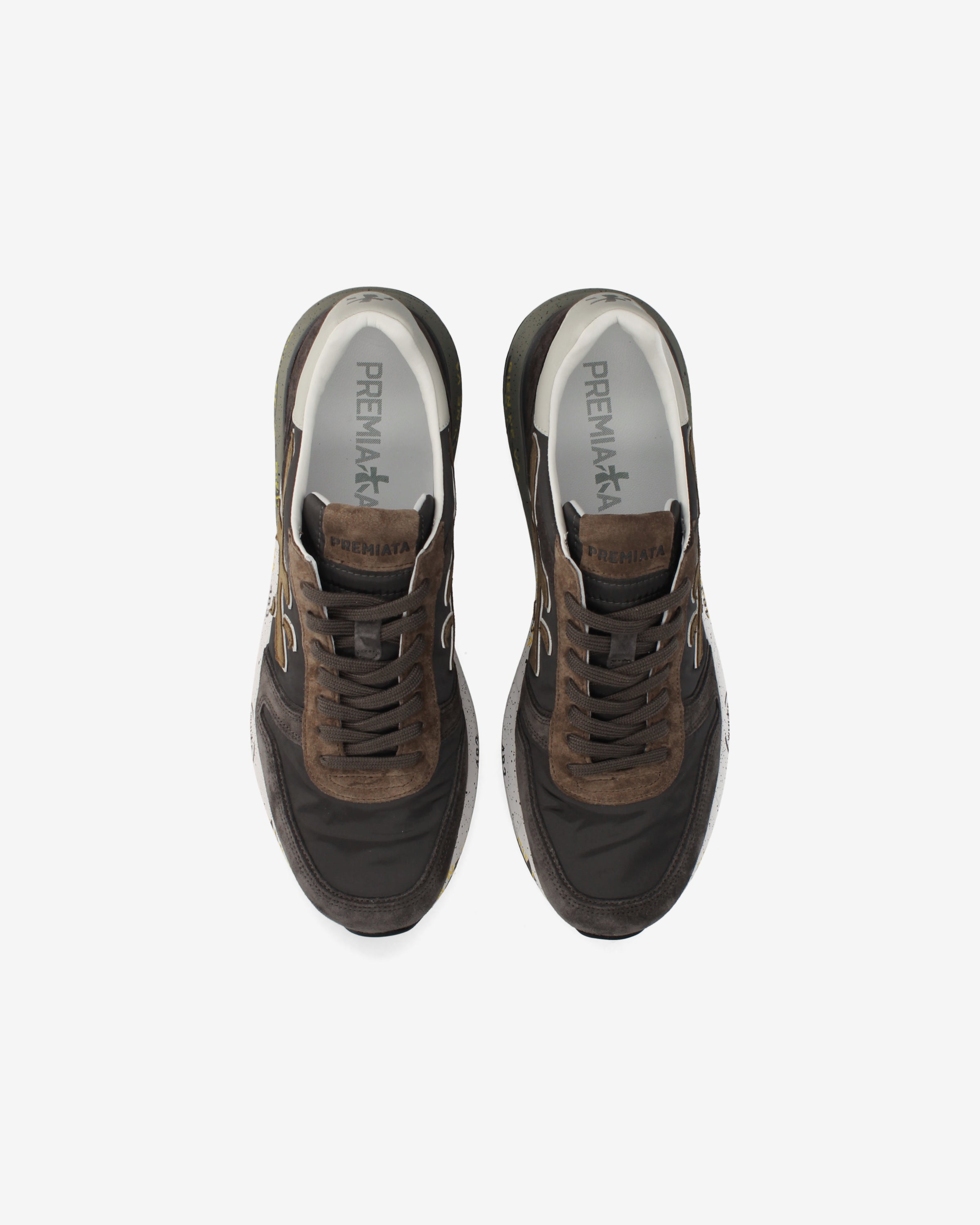 Premiata Mick 8432 sneakers homme marron dain