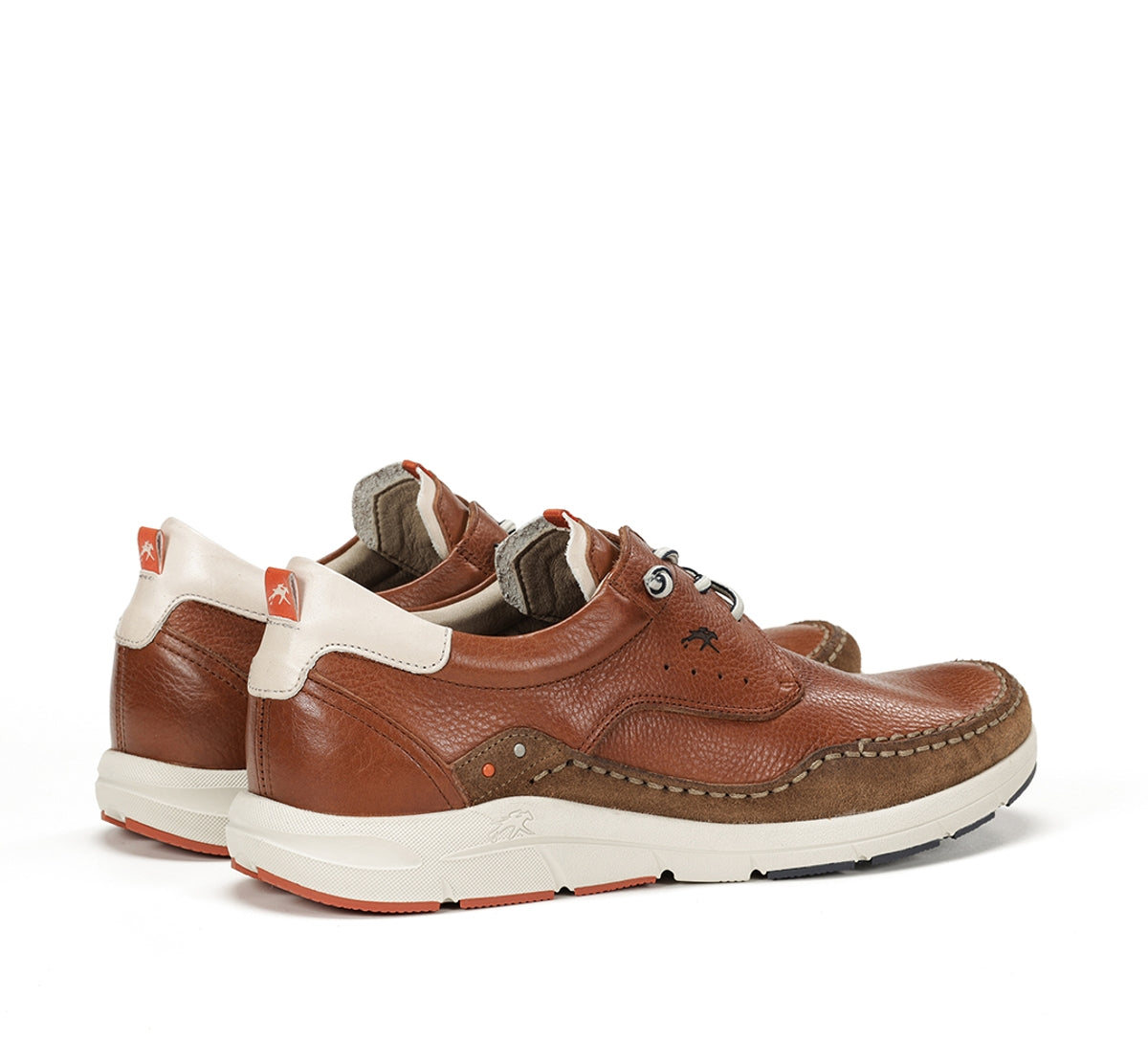 Fluchos Kai F1986 chaussures marron homme coupe large