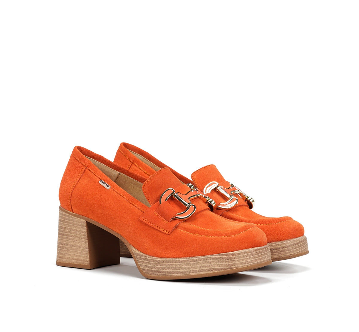 Dorking by Fluchos Cristel D9232 mocassins orange