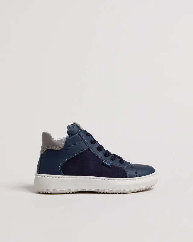 Nero Giardini Sneakers baskets cuir ado garçon