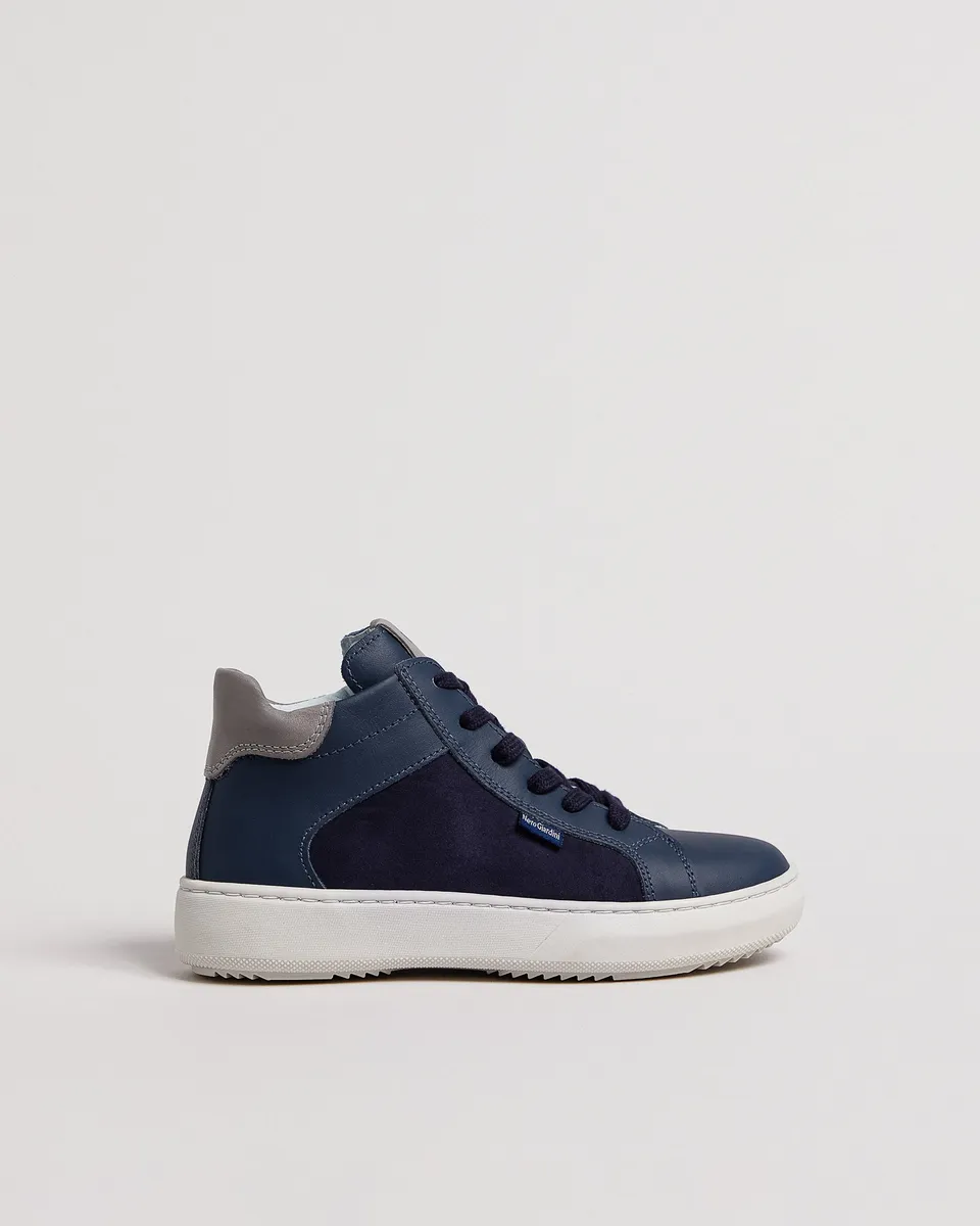 Nero Giardini Sneakers baskets cuir ado garçon