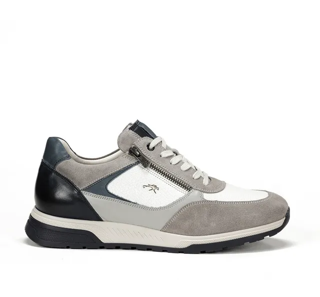 Fluchos Louis F1958 basket grise cuir homme