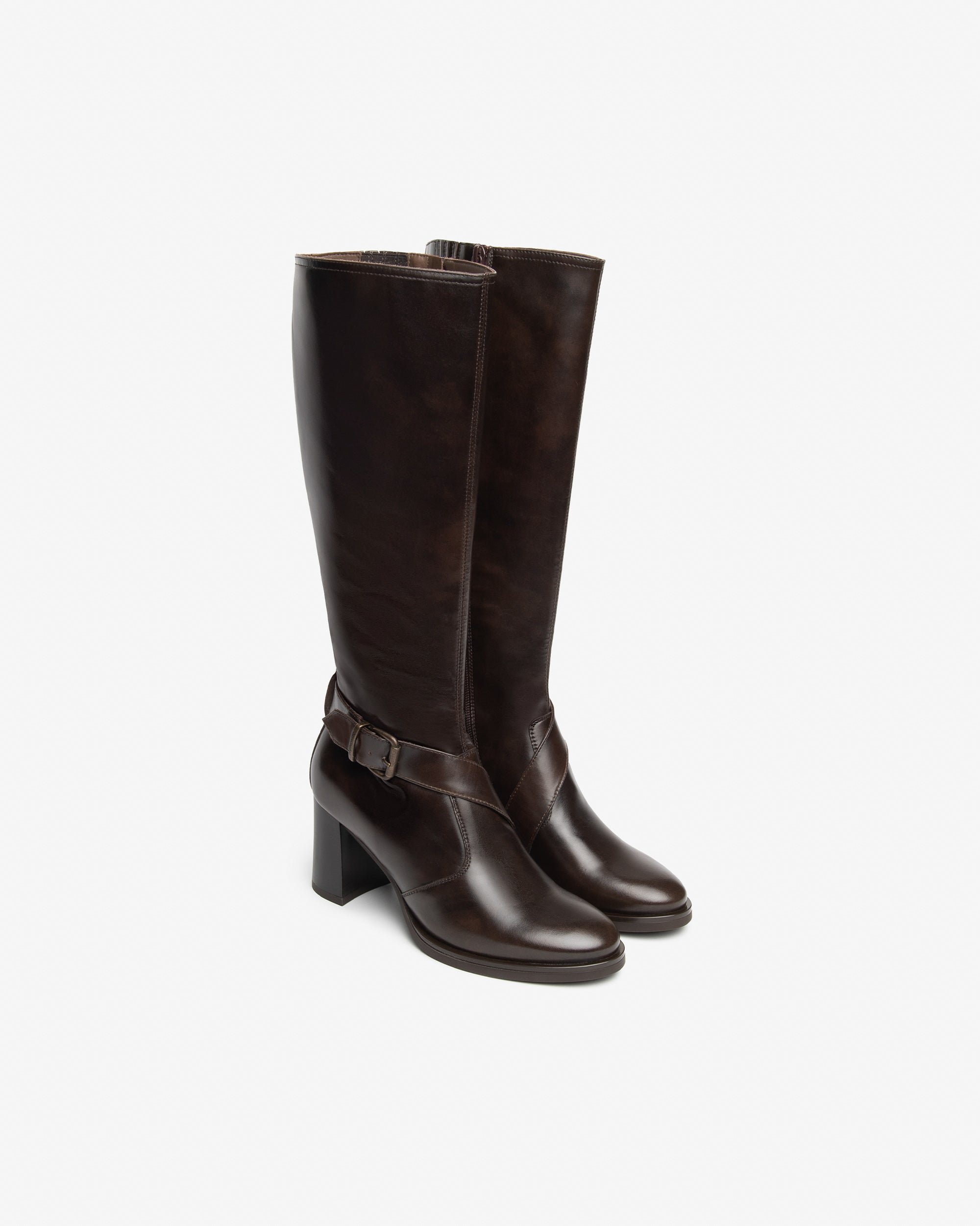Nero Giardini Boots bottes cuir femme talon 75