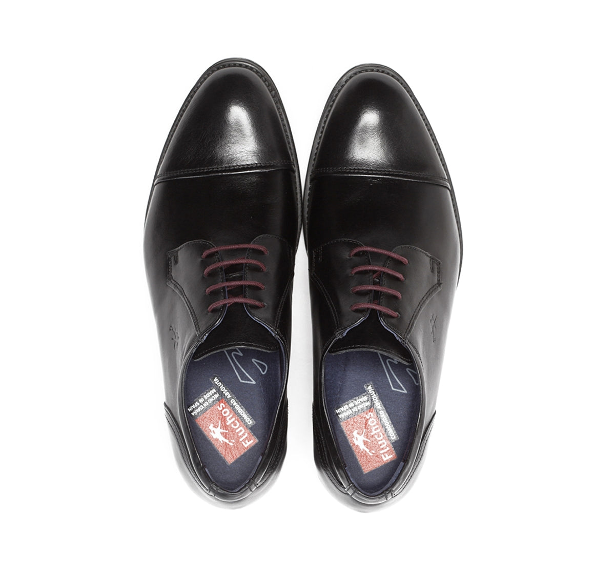 Fluchos Heracles 8412 chaussure homme noire cuir