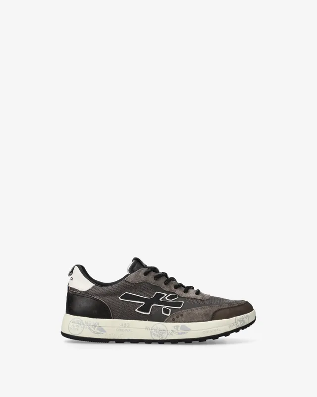 Premiata Nous 7725 sneakers gris marron cuir