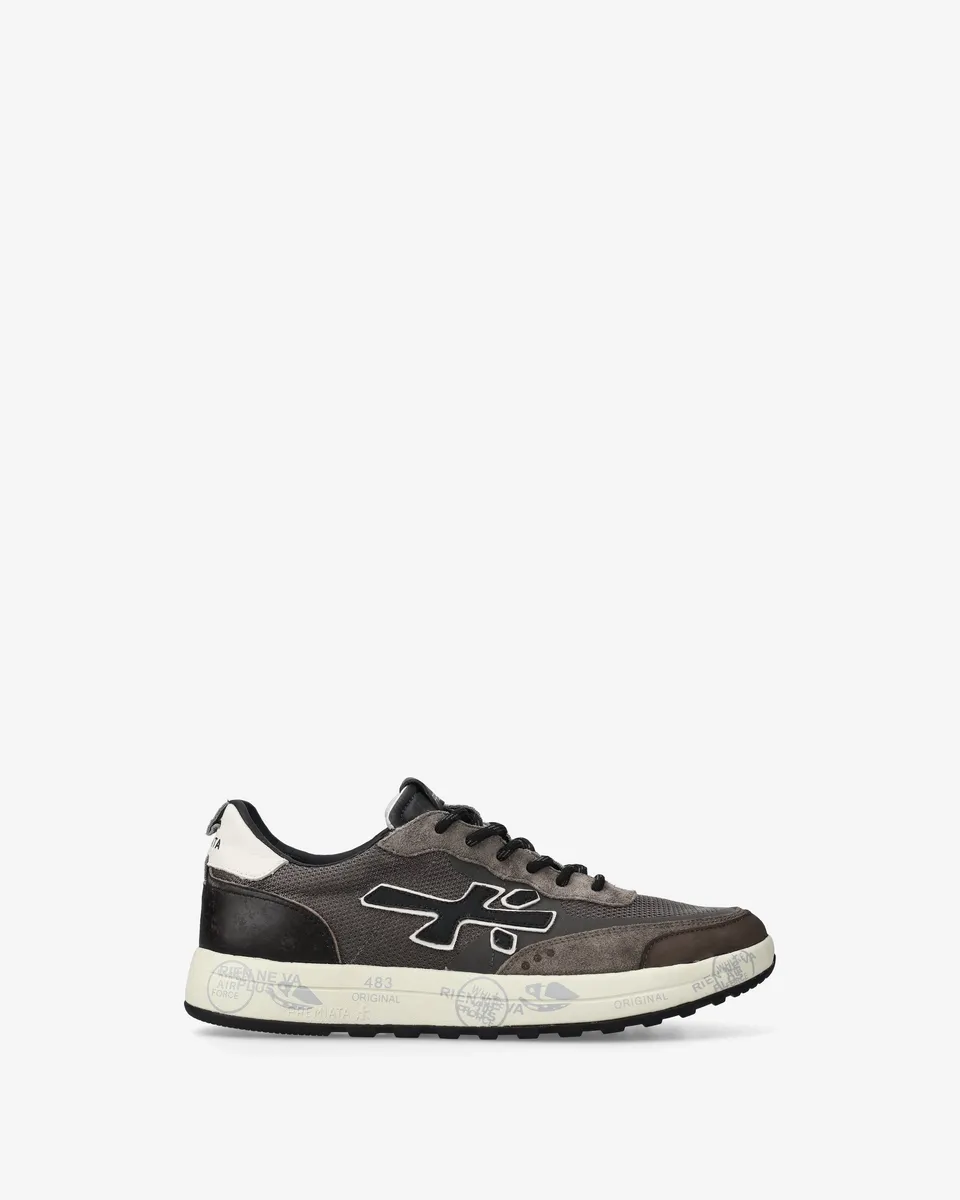Premiata Nous 7725 sneakers gris marron cuir