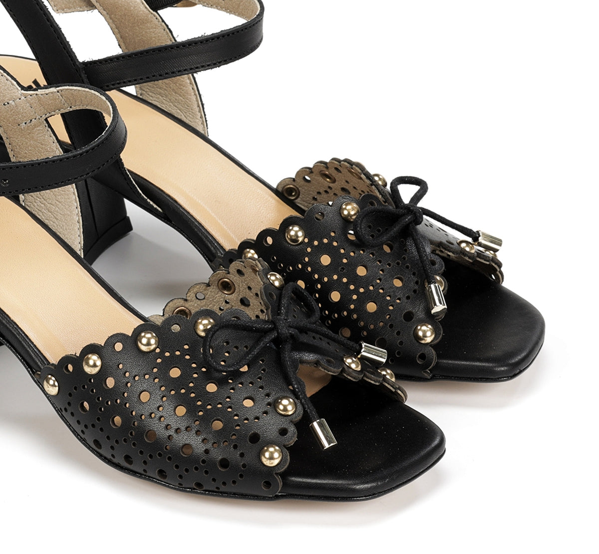 Dorking by Fluchos Larus D9457 sandales noir femme talon
