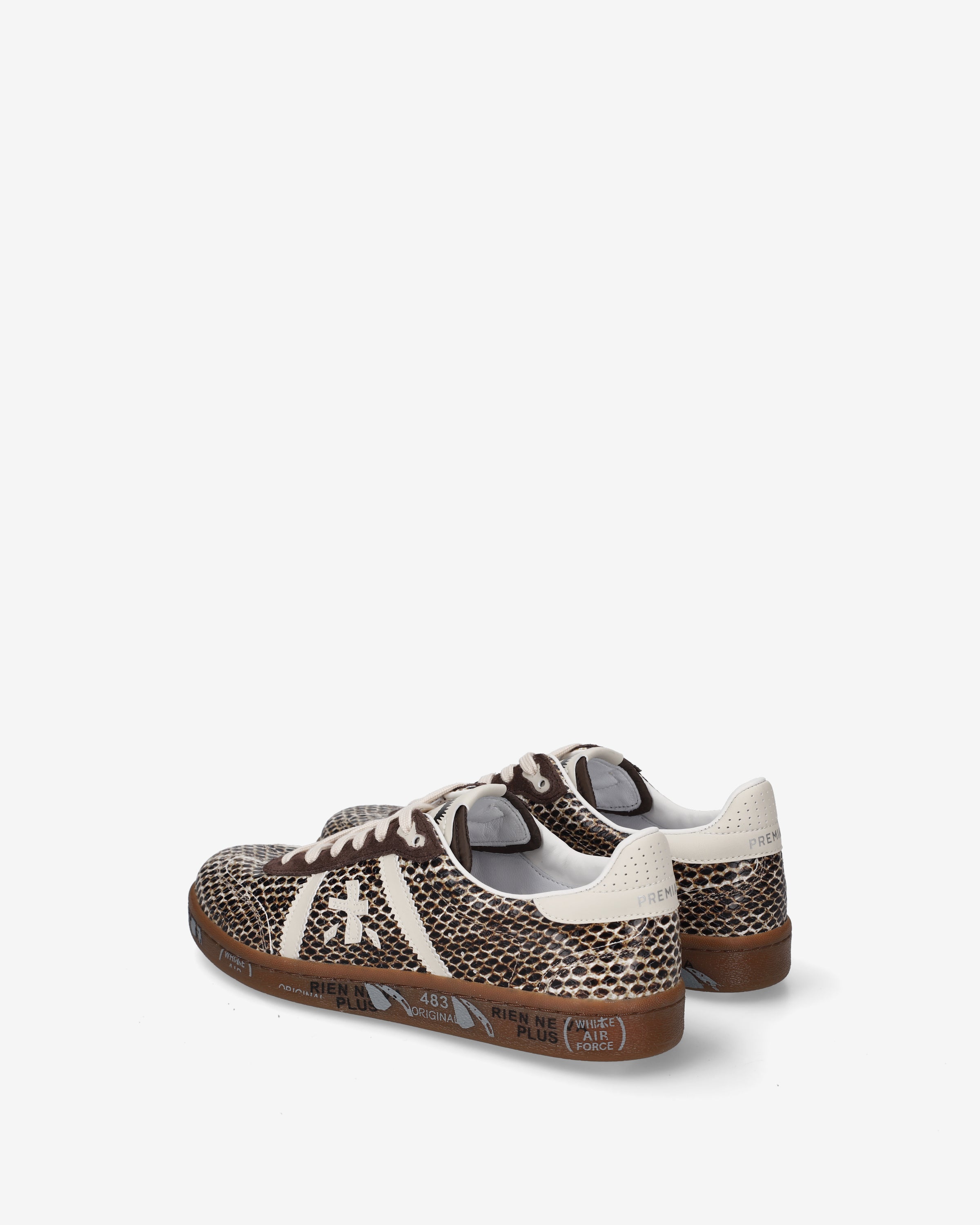 Premiata Bonnied 8573 sneakers femme beige python