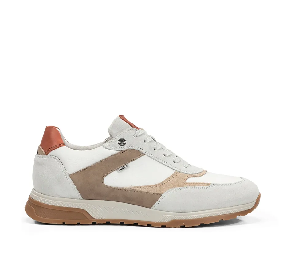 Fluchos Louis F2190 baskets homme blanc cuir