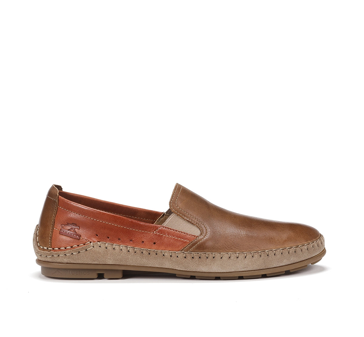 Fluchos Dorian F1178 mocassins homme marron slip on