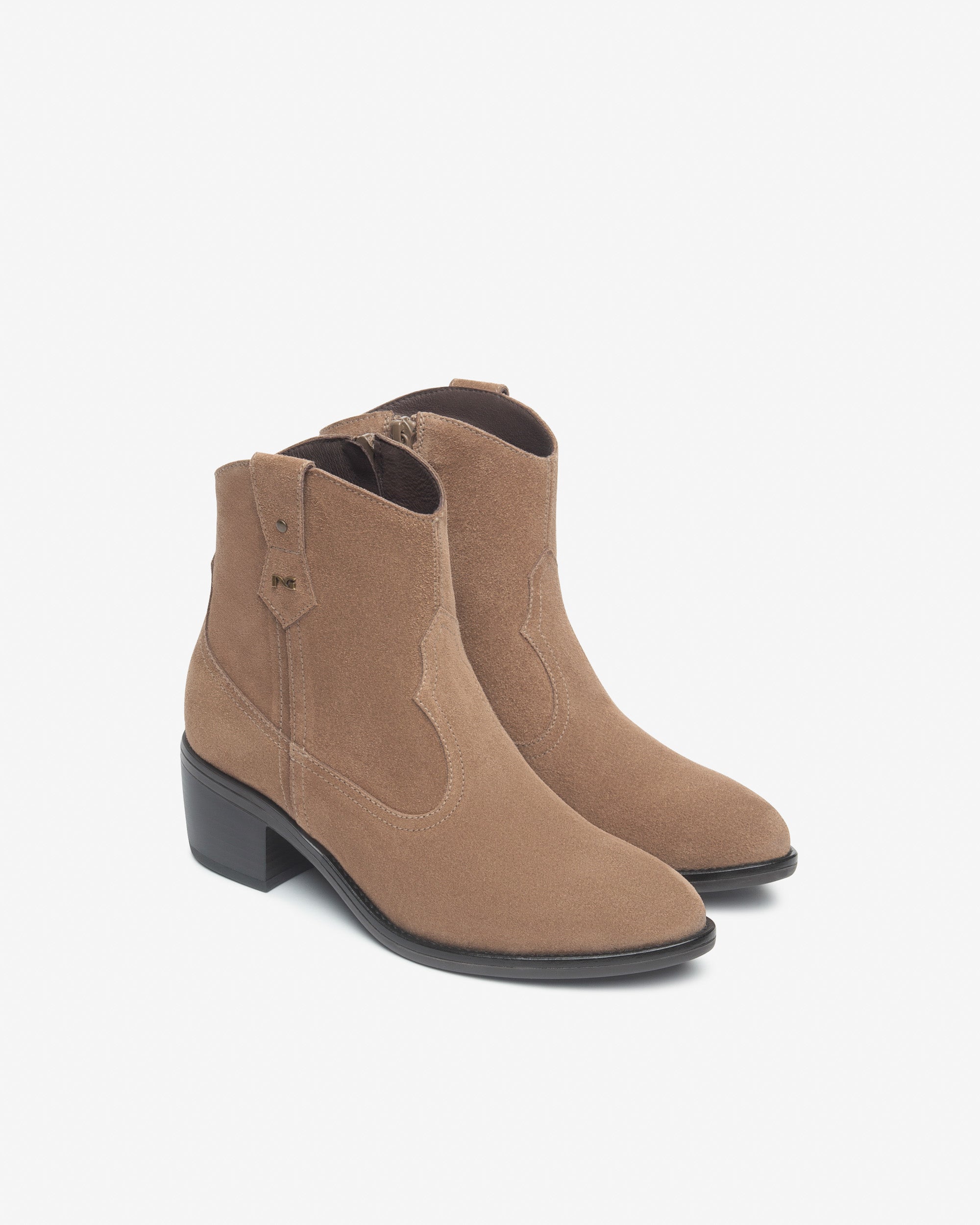 Nero Giardini Bottines Femme Daim Santiags Talon 50mm 38