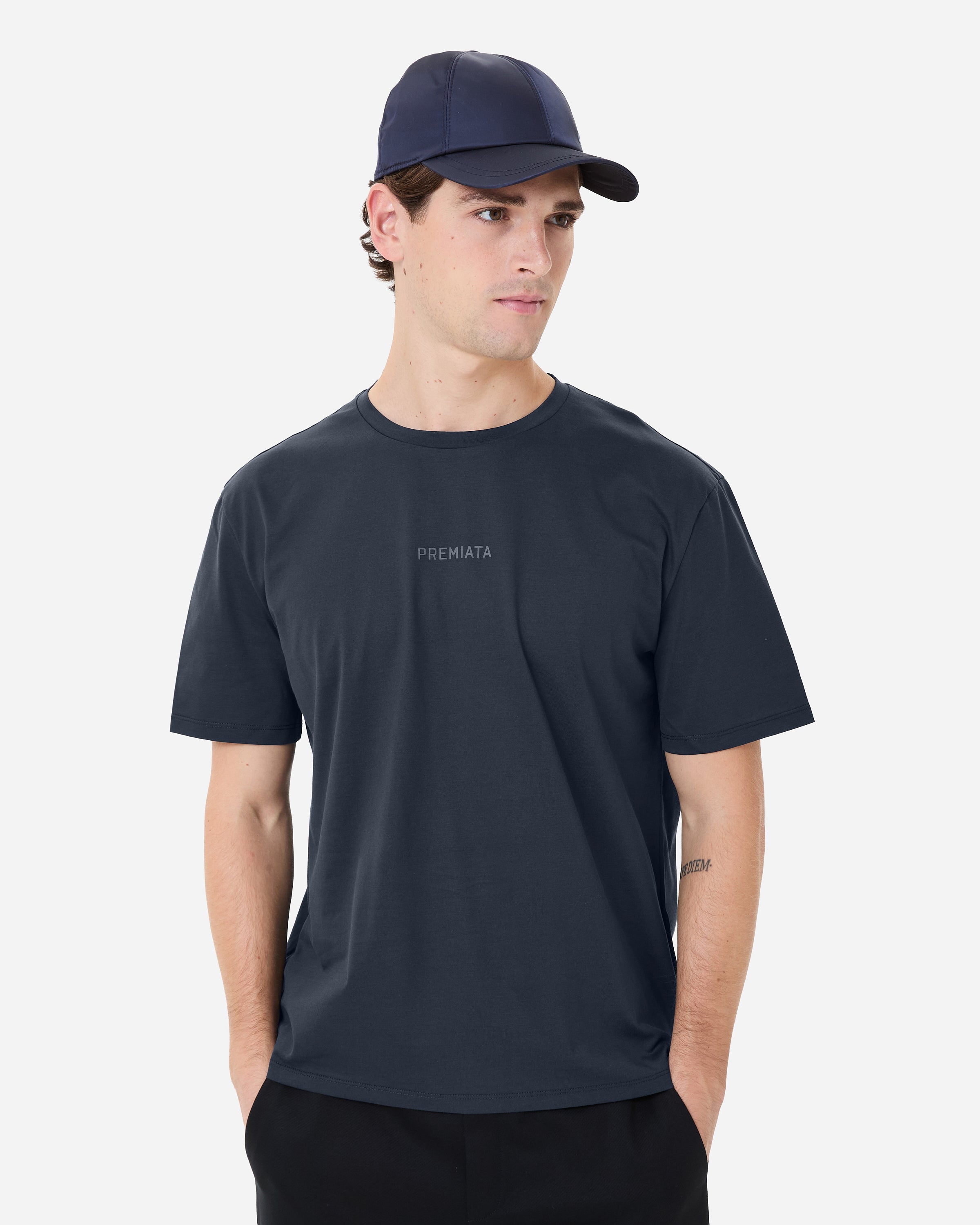 Premiata T-shirt jersey bleu coton homme