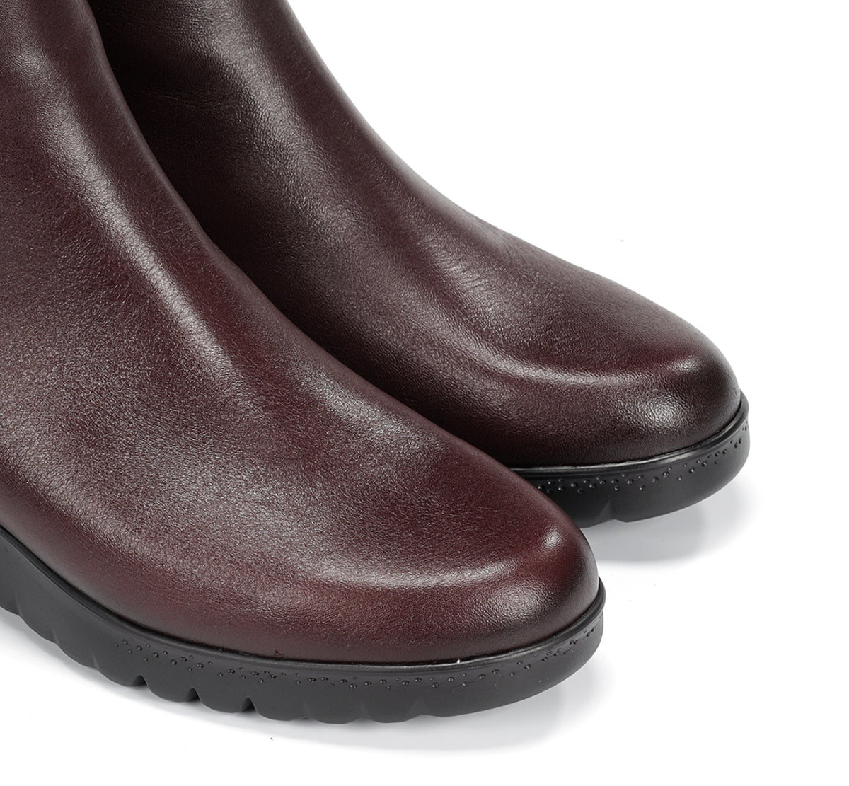 Fluchos Live F2100 bottines femme bordeaux compensées