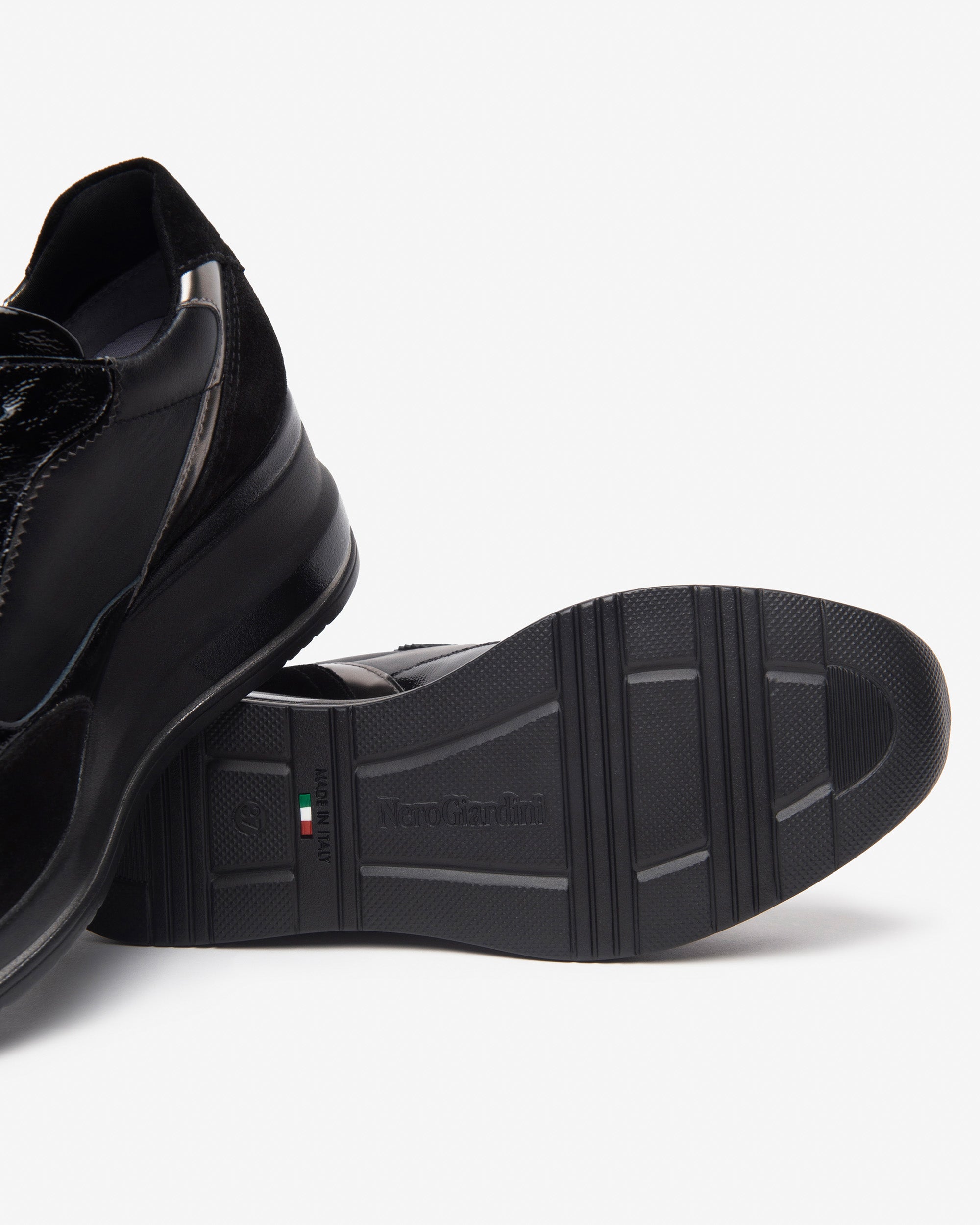 Nero Giardini Sneakers baskets femme daim cuir tissu