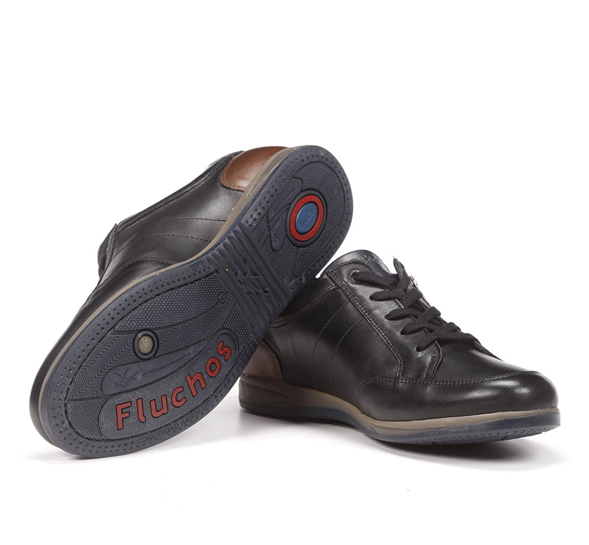 Fluchos Daniel F1281 Derbies Cuir Noir Homme