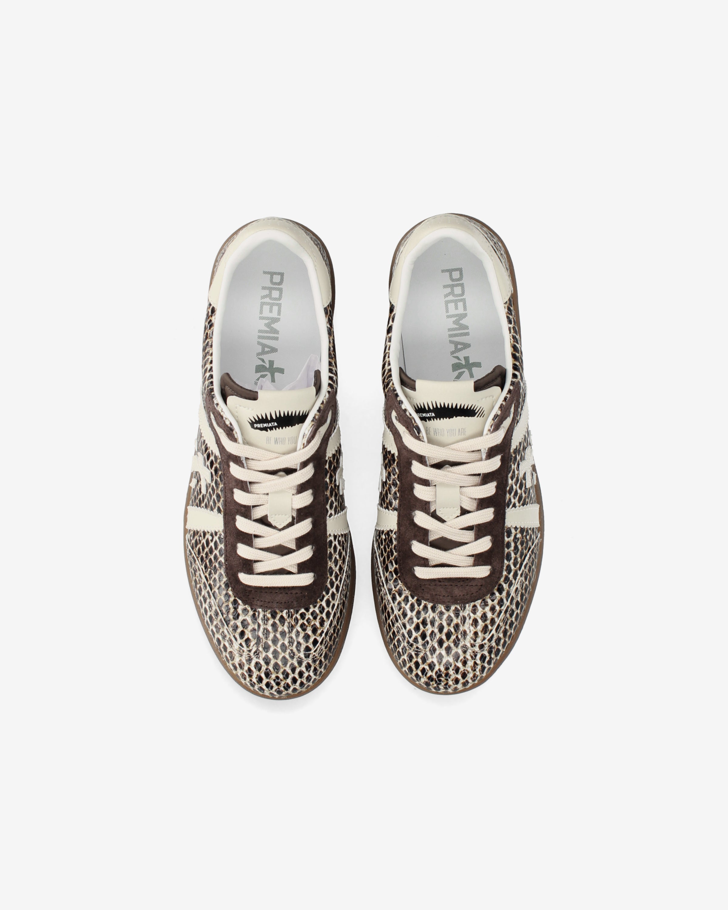 Premiata Bonnied 8573 sneakers femme beige python