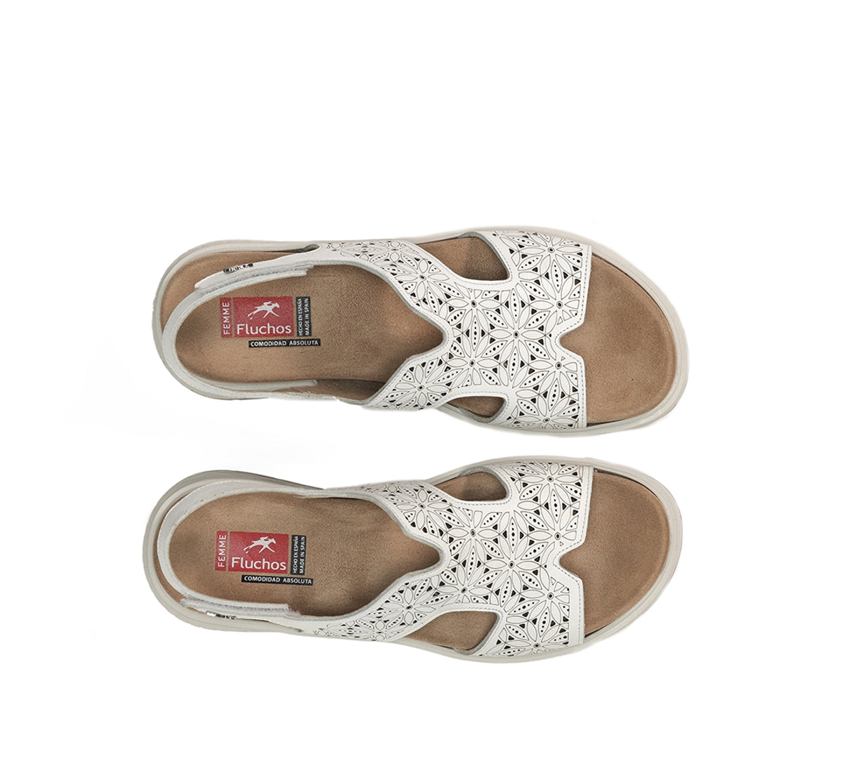 Fluchos Street F2007 sandales femme blanc
