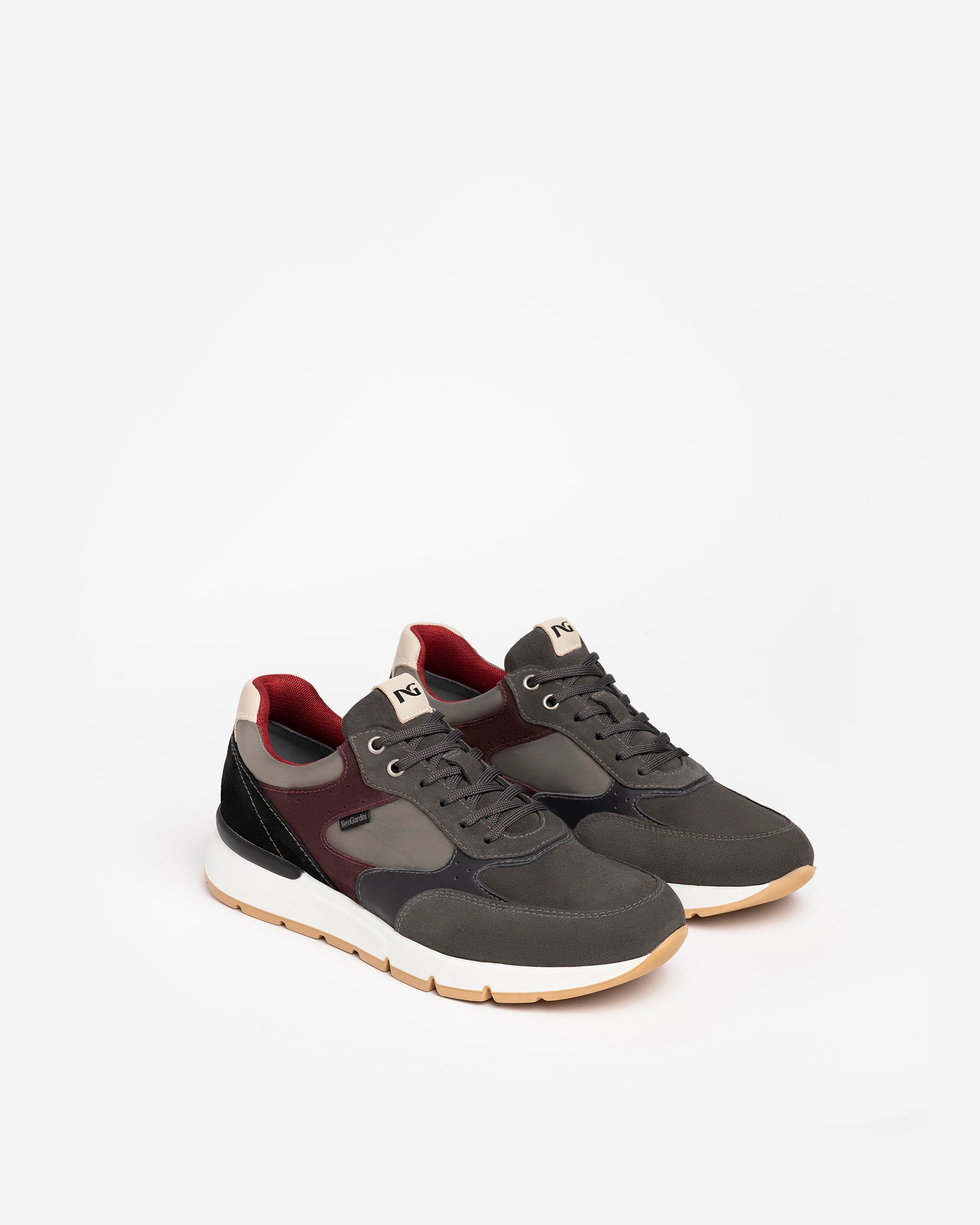 Nero Giardini Sneakers baskets daim cuir toile homme