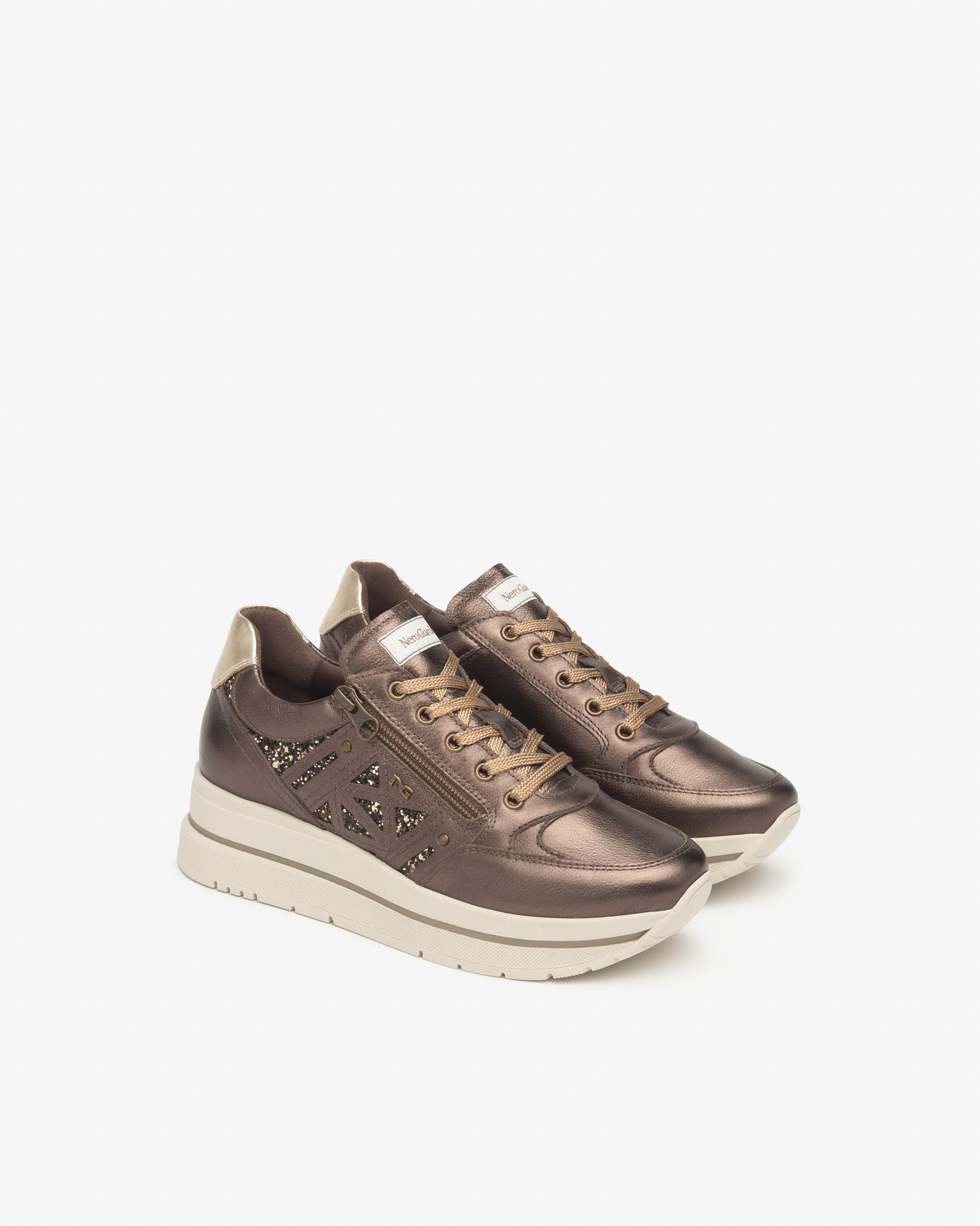 Nero Giardini Sneakers baskets femme cuir confort