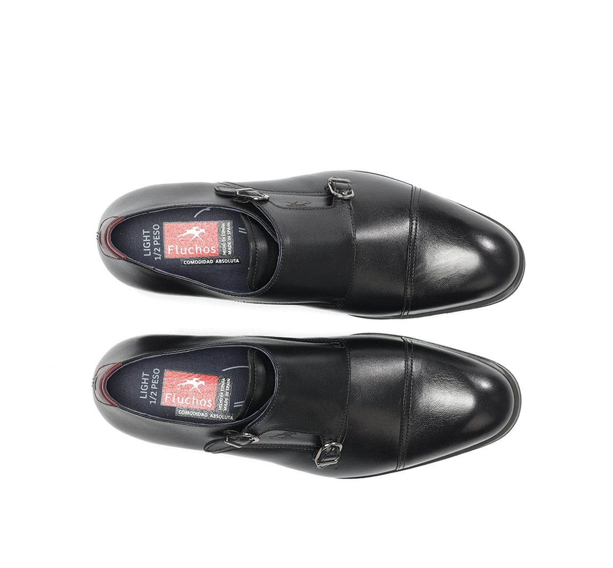 Fluchos Asgard F1838 chaussure homme noir cuir